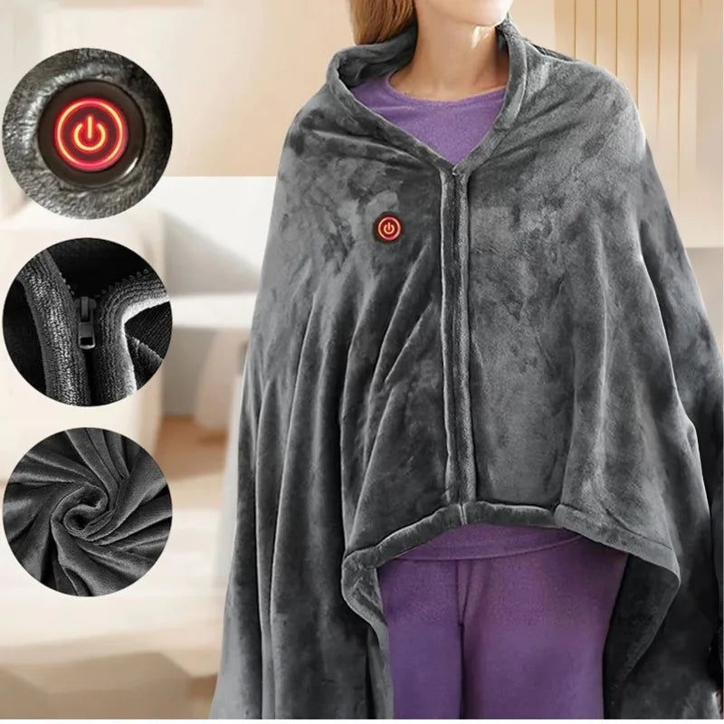 CozyComfort USB Heated Blanket - Warmth & Relaxation
