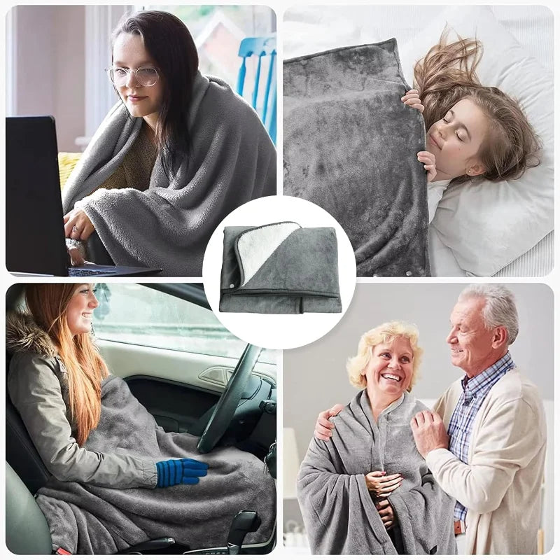 CozyComfort USB Heated Blanket - Warmth & Relaxation