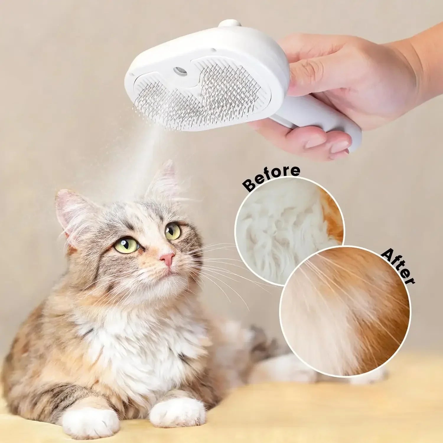 Pet Spray Grooming Comb - Advanced Pet Care By DukkaTech