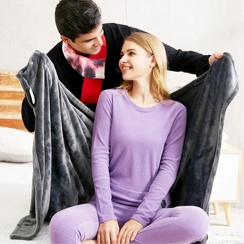 CozyComfort USB Heated Blanket - Warmth & Relaxation