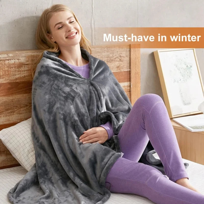 CozyComfort USB Heated Blanket - Warmth & Relaxation